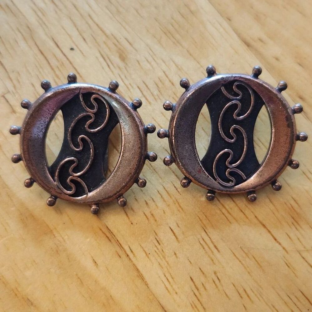 Vintage 1950s Renoir Clip-On Earrings